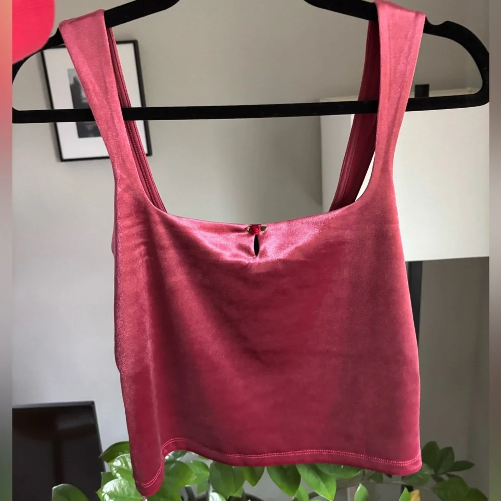 NWOT Women's Velour Tank Top - Wild Fable - Picture 7 of 13